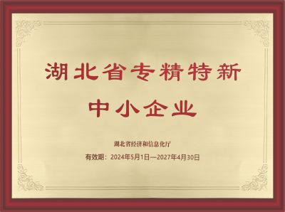湖北省专精特新中小企业